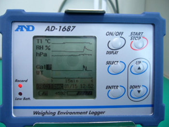 weighing environment logger